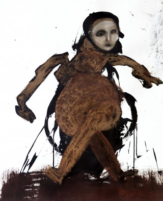 37 - Schnell, Andrea- Isadora Mischtechnik auf Papier, 2000 Rufnummer: 37 Künstler: Andrea Schnell Titel: Isadora Technik: Mischtechnik auf Papier Jahr: 2000 Rufpreis: 200 €