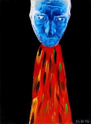 28 - Notto - Selbstportrait Mischtechnik Rufnummer: 28 Künstler: Notto Titel: Selbstportrait Technik: Mischtechnik Rufpreis: 200 €