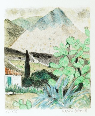 01 - Breiter, Herbert- ohne Titel Druckgrafik auf Papier, 1989 Rufnummer: 01 Künstler: Herbert Breiter Titel: o.T. Technik: Druckgrafik auf Papier Jahr: 1989 Rufpreis: 80 €